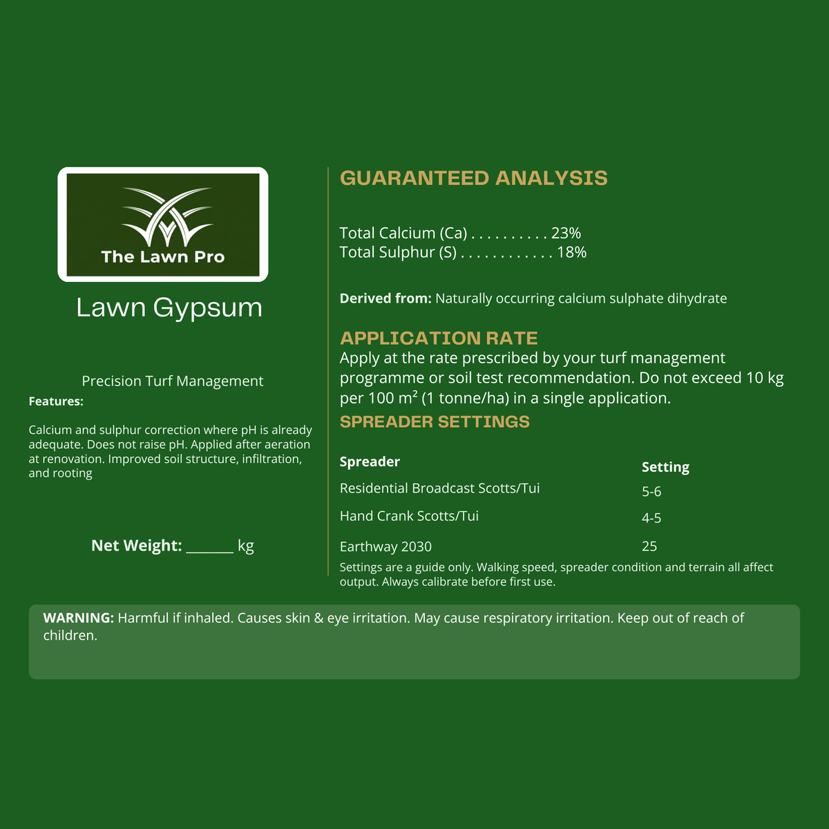 Optimise Gypsum